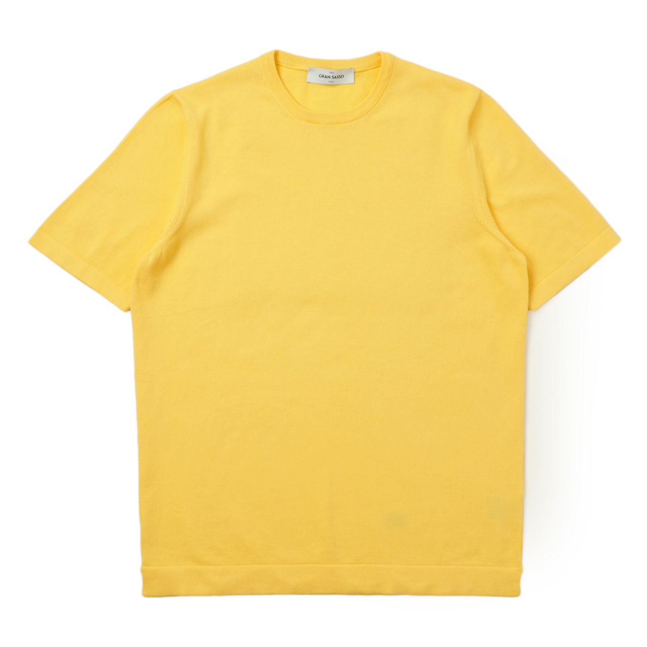Gran Sasso グランサッソ ニット Tシャツ ハイゲージ コットン